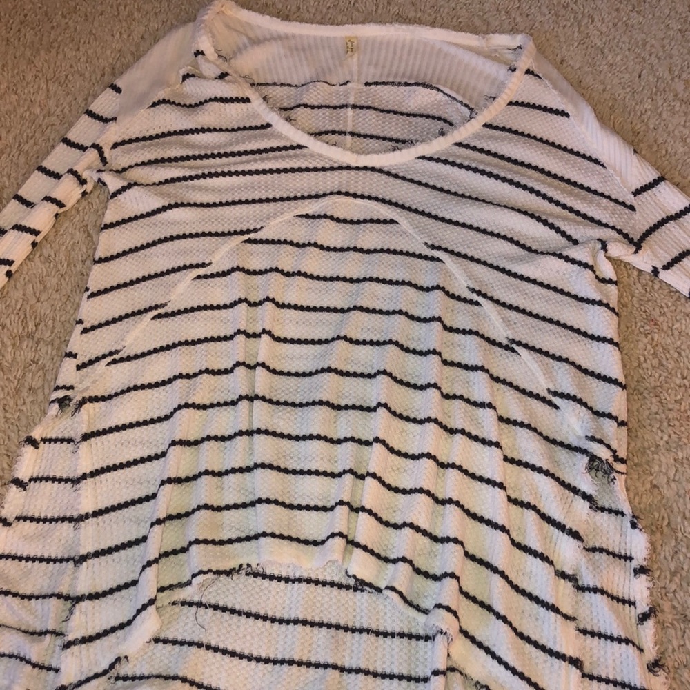 Free people stripped pullover